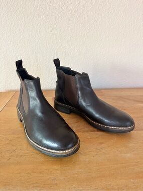 Men's Clark’s chelsea boots dark brown leather